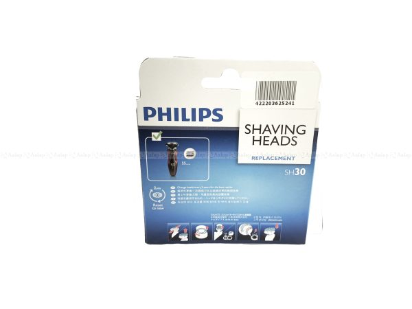 Philips Replacement Shaving Head SH30 for S3000 S2000 and S1000 Series Shavers (2 Shaving Heads) For Cheap