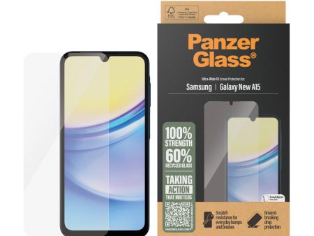 Samsung Galaxy A16 PanzerGlass Ultra Wide Fit Skærmbeskyttelse - Platinum Strength - Gennemsigtig Cheap