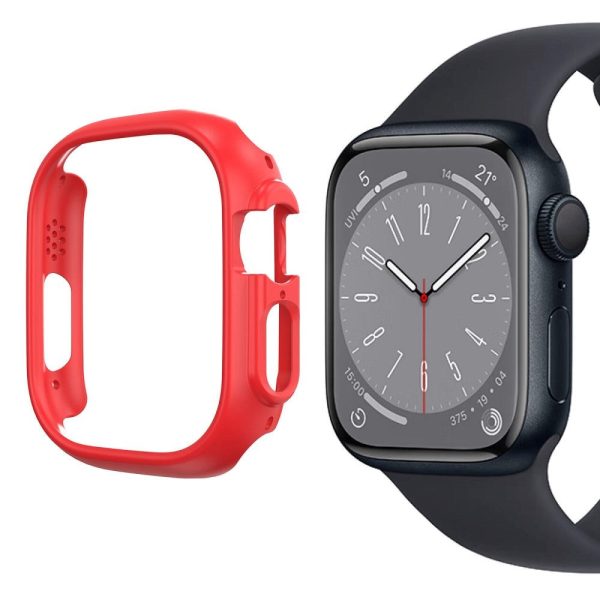 Apple Watch 9 8 7 (45mm) Hård Plast Cover - Rød For Discount