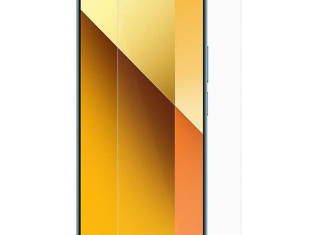 Xiaomi Redmi Note 13 (5G) Arc Edge Hærdet Glas Skærmbeskyttelse - Case Friendly - Gennemsigtig Online now