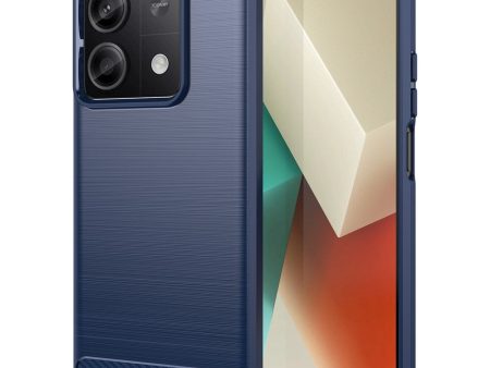 Xiaomi Redmi Note 13 (5G) Brushed Carbon Cover - Blå Supply