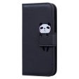 Xiaomi 13 Flip Cover m. Kortholder   Ståfunktion   Strop - Sort (Panda) Supply