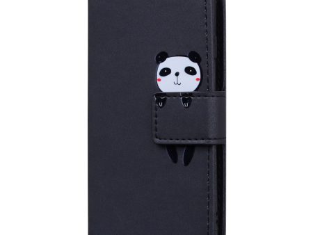 Xiaomi 13 Flip Cover m. Kortholder   Ståfunktion   Strop - Sort (Panda) Supply