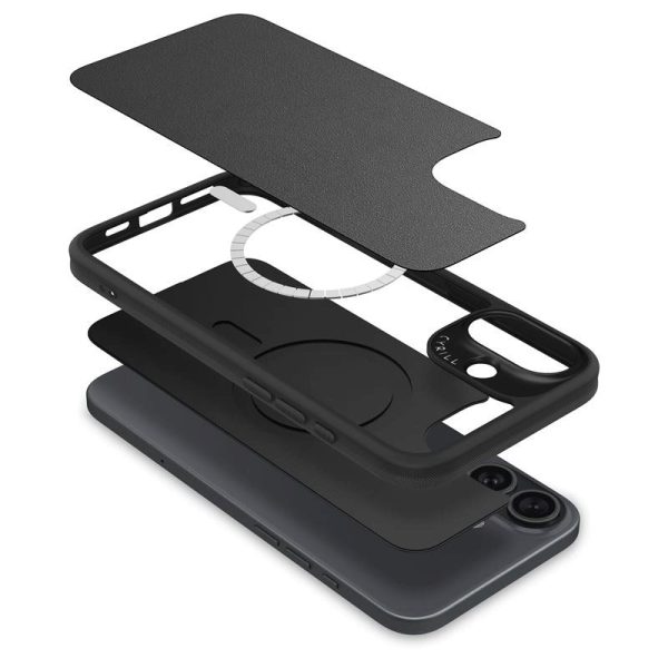 iPhone 16 Spigen Cyrill Kajuk Mag Hybrid Cover m. Strop - MagSafe Kompatibel - Sort Online Hot Sale