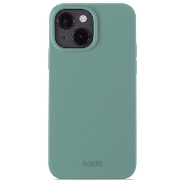 Holdit iPhone 14   13 Soft Touch Silikone Case - Moss Green on Sale