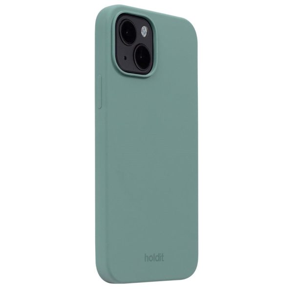 Holdit iPhone 14   13 Soft Touch Silikone Case - Moss Green on Sale