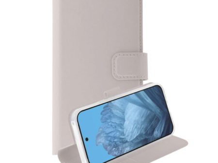 Google Pixel 9   9 Pro - Vivanco Classic Wallet Flip Cover m. Pung - Taupe Cheap