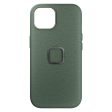 iPhone 15 Peak Design Stof Cover m. SlimLink Beslag - MagSafe Kompatibel - Sage Discount