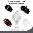 4smarts MFi Fast Charger til Apple Watch - Sølv   Hvid on Sale