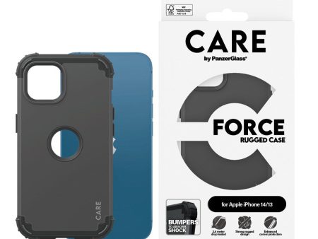 CARE by PanzerGlass iPhone 14   13 Fashionable FORCE Case - MagSafe Kompatibel - Sort on Sale