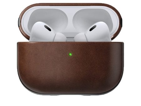 Nomad AirPods Pro (2. gen.) Modern Horween Leather Cover - Brun For Sale