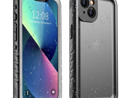 Tech Protect iPhone 13 Vandtæt Cover - Gennemsigtig   Sort Online Sale