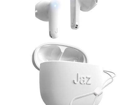 Jaz Amber True Wireless In-Ear Bluetooth Høretelefoner m. Strop - Hvid Online Hot Sale