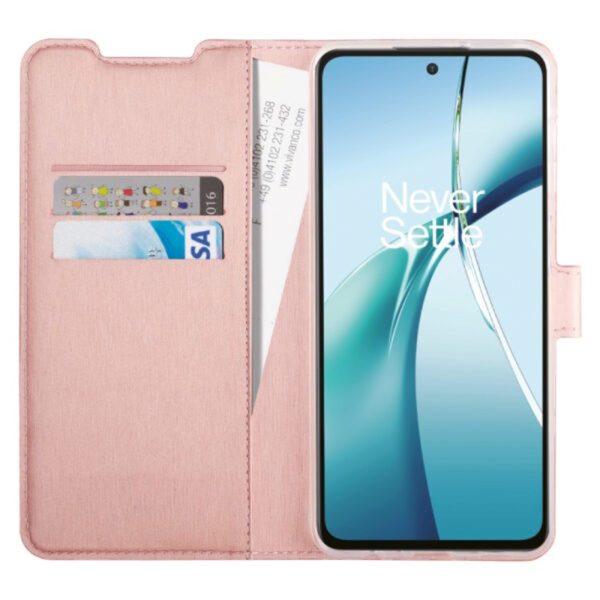 OnePlus Nord CE4 Lite - Vivanco Classic Wallet Flip Cover m. Pung - Lyserød Hot on Sale