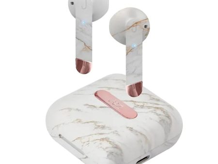 Jaz Hoox True Wireless In-Ear Bluetooth Høretelefoner - Rose Gold   Marble on Sale