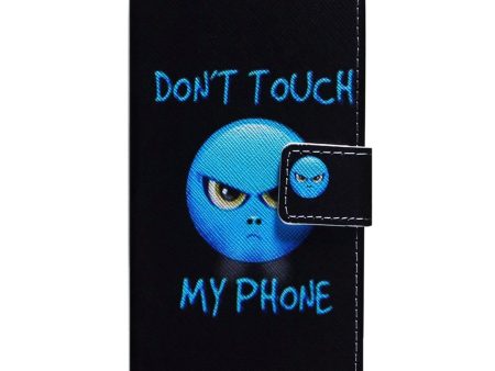 Nokia XR21 Læder Cover m. Pung & Print -  Don t Touch My Phone  For Cheap