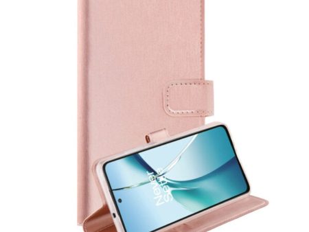 OnePlus Nord CE4 Lite - Vivanco Classic Wallet Flip Cover m. Pung - Lyserød Hot on Sale