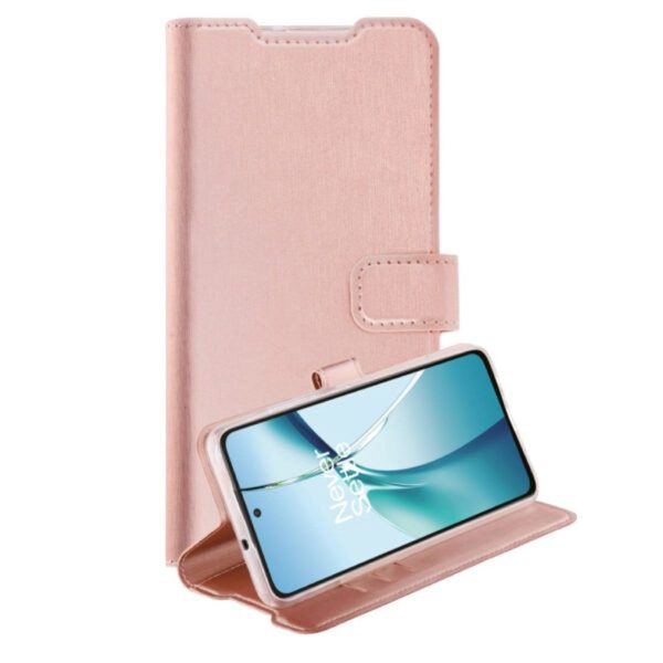 OnePlus Nord CE4 Lite - Vivanco Classic Wallet Flip Cover m. Pung - Lyserød Hot on Sale