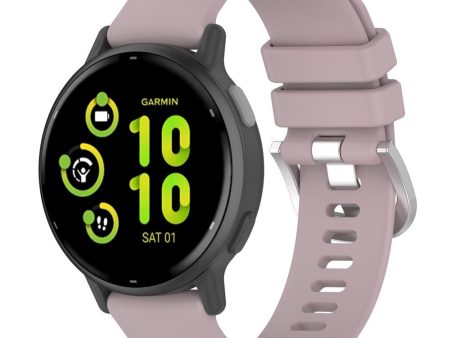 Garmin Vivoactive 5 Silikone Rem - Lilla For Cheap