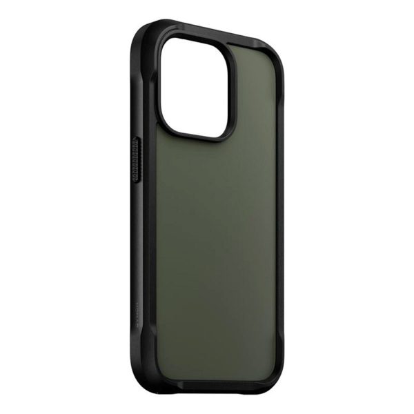 Nomad iPhone 14 Pro Rugged Cover - MagSafe Kompatibel - Grøn   Sort Supply