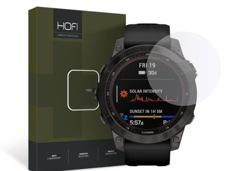 Garmin Fenix 7X HOFI Glass Pro+ Skærmbeskyttelse - Gennemsigtig Online Sale