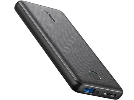 Anker PowerCore 10.000 mAh 12W Powerbank 1x USB-C & 1x Micro-USB - Sort For Discount