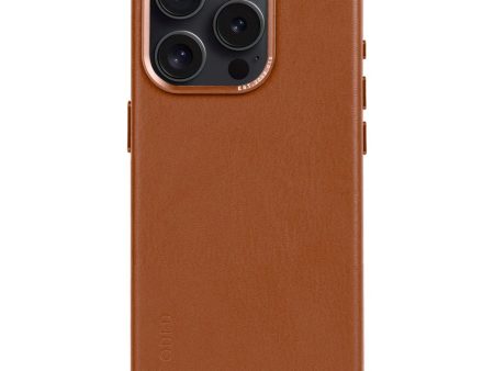 Decoded iPhone 15 Pro Læder Cover - MagSafe Kompatibel - Tan Online now