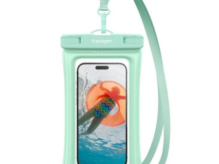 Spigen A610 Universal Vandtæt Flydende Etui - Mint Grøn (Maks. Mobil Str.: 170 x 90mm) Fashion