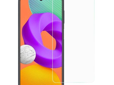 Samsung Galaxy M22   M32 Hærdet Glas Skærmbeskyttelse Case-Friendly - Gennemsigtig Sale