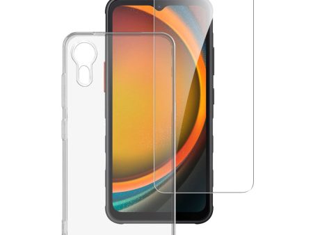 Samsung Galaxy Xcover 7 4smarts Second Glass X-Pro 360° Protection Set (Cover + Skærmbeskyttelse) Fashion