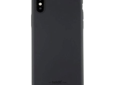 Holdit iPhone X   Xs Soft Touch Silikone Case - Sort Online Hot Sale