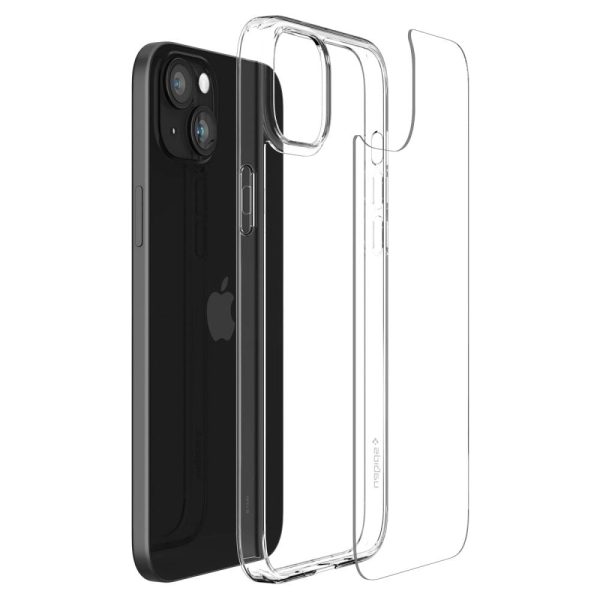 iPhone 15 Spigen Air Skin Cover - Gennemsigtig Discount