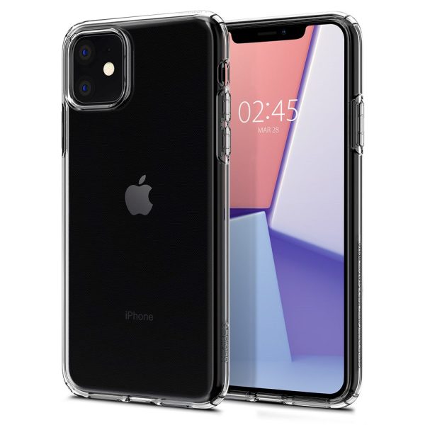 iPhone 11 Spigen Liquid Crystal Cover - Gennemsigtig Online Hot Sale