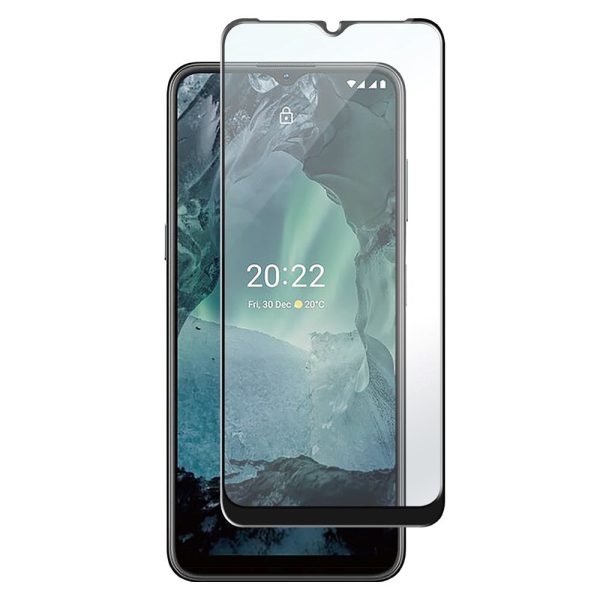 Nokia G21   G11 PANZER Premium Full-Fit Glass - Sort Ramme For Cheap