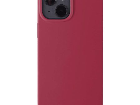 Holdit iPhone 14   13 Soft Touch Silikone Case - Red Velvet Fashion