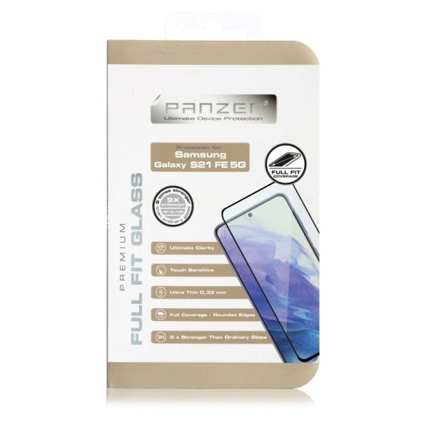 Samsung Galaxy S21 FE PANZER Premium Full Fit Glass For Sale