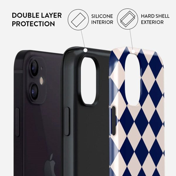 Burga iPhone 12   12 Pro Tough Fashion Case - Check & Mate on Sale