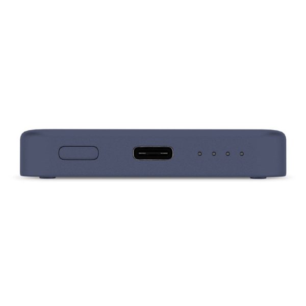 Epico 15W Magnetisk Powerbank 4.200 mAh m. USB-C & Lightning Kabel - MagSafe Kompatibel - Blå Supply