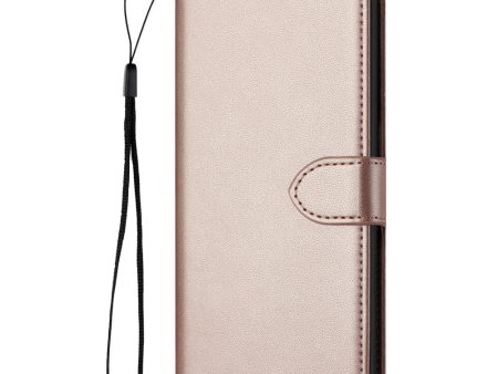 EIDERWOOD Samsung Galaxy S25 Ultra Vegansk Læder Flip Cover m. Aftagelig Strop - Rose Gold For Sale