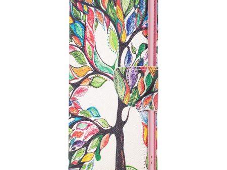 EIDERWOOD Samsung Galaxy A16 Læder Cover m. Pung & Print - Træ Online Hot Sale