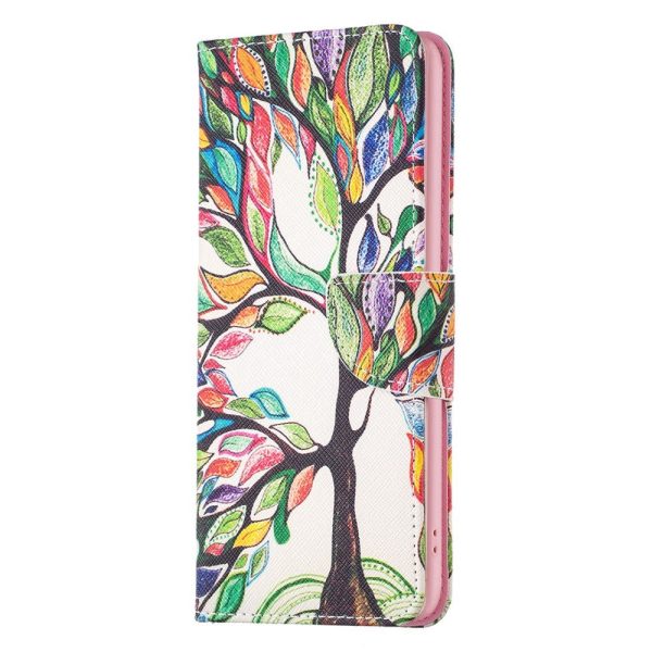 EIDERWOOD Samsung Galaxy A16 Læder Cover m. Pung & Print - Træ Online Hot Sale