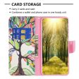 EIDERWOOD Samsung Galaxy A16 Læder Cover m. Pung & Print - Træ Online Hot Sale