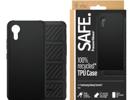 Samsung Galaxy Xcover 7 SAFE by PanzerGlass® Robust Plast Cover - Sort Discount