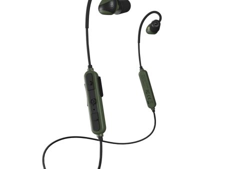 ISOtunes Sport ADVANCE Støjdæmpende Høreværn & In-Ear Høretelefon til Skydning - Sort   Grøn For Discount