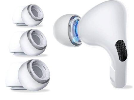 Tech-Protect Silikone EarBuds Til AirPods Pro (1 & 2 gen.) - 3 stk. Hvid For Cheap